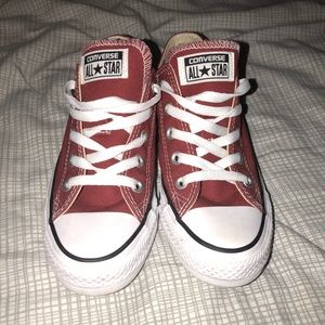 New Burgundy Converse